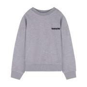 Barrow Ljusgrå Melange Unisex Sweatshirt Gray, Herr