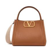 Valentino Garavani Beige Handväska för Kvinnor Beige, Dam