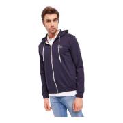 Gaudi Zip Hoodie Blue, Herr