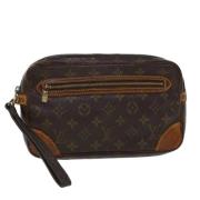 Louis Vuitton Vintage Pre-owned Canvas kuvertvskor Brown, Dam