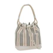 Burberry Vintage Pre-owned Canvas axelremsvskor Multicolor, Dam