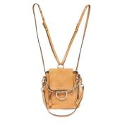 Chloé Pre-owned Pre-owned Laeder ryggsckar Beige, Dam