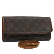 Louis Vuitton Vintage Pre-owned Canvas louis-vuitton-vskor Brown, Dam