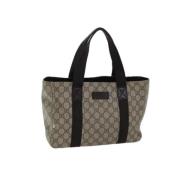 Gucci Vintage Pre-owned Canvas handvskor Beige, Dam