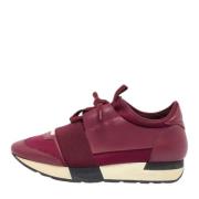 Balenciaga Vintage Pre-owned Tyg sneakers Red, Dam