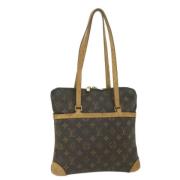 Louis Vuitton Vintage Pre-owned Canvas axelremsvskor Brown, Dam