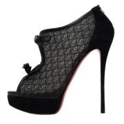 Christian Louboutin Pre-owned Pre-owned Spets stvlar Black, Dam