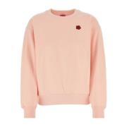 Kenzo Pastellrosa Bomulls Sweatshirt Pink, Dam