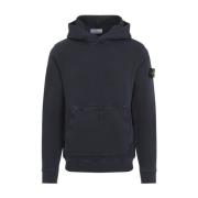 Stone Island Blå Sweatshirt Klassisk Stil Blue, Herr