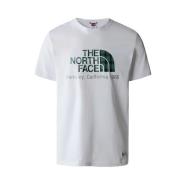 The North Face Bomull Logo T-shirt - Vit White, Herr