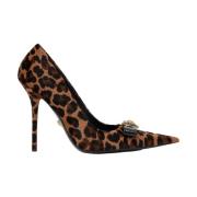 Versace Elegant Kalvläderpump Brown, Dam