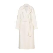 Alberta Ferretti Vita Jackor & Kappor Aw24 White, Dam