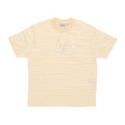 Carhartt Wip Randig T-shirt Coleen Citron Yellow, Dam