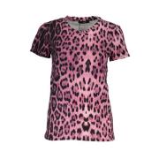 Cavalli Class Tryckt Kortärmad T-shirt Multicolor, Dam