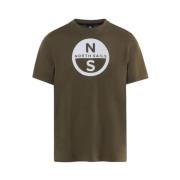 North Sails Kortärmad T-shirt Green, Herr