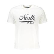 North Sails Stilig Tryckt Crew Neck Tee White, Herr