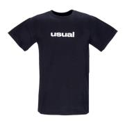 Usual Worldwide Locals Tee Svart T-shirt Black, Herr