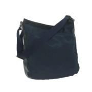 Prada Vintage Pre-owned Nylon prada-vskor Blue, Dam