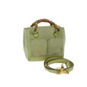 Gucci Vintage Pre-owned Mocka gucci-vskor Green, Dam