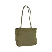 Prada Vintage Pre-owned Nylon prada-vskor Green, Dam