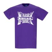 Usual Lila Teamwork Tee Kortärmad T-shirt Purple, Herr