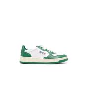 Autry Grön Läder Låg-Top Sneaker Green, Herr