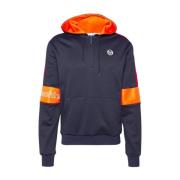 Sergio Tacchini Logo Cross Hoodie - Blå Blue, Herr