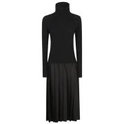 Fabiana Filippi Svart Klänning Aw24 Dammode Black, Dam