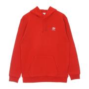 Adidas Röd Hoody med Känguruficka Red, Dam