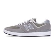 New Balance Grå 574 Låga Sneakers Snörning Gray, Herr