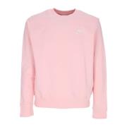 Nike Lätt Crewneck Sweatshirt Pink Bloom Pink, Herr