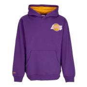 Mitchell & Ness NBA Vintage Logo Hoodie Lila Purple, Herr