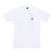 Dolly Noire Vit Crew Neck T-shirt Mjuk passform White, Herr