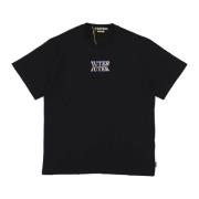 Iuter Svart kortärmad rund hals T-shirt Black, Herr