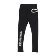 Propaganda Svarta Logo Leggings Dam Tight Fit Black, Dam