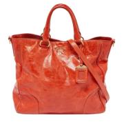 Prada Vintage Pre-owned Laeder totevskor Orange, Dam