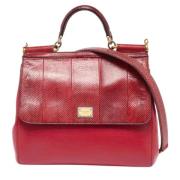 Dolce & Gabbana Pre-owned Pre-owned Laeder handvskor Red, Dam