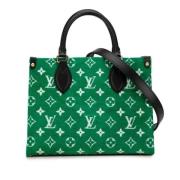 Louis Vuitton Vintage Pre-owned Paels handvskor Green, Dam