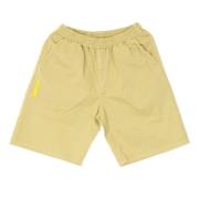 Iuter Beige Jogger Shorts Lättvikt Regular Fit Beige, Herr