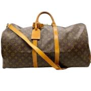 Louis Vuitton Vintage Pre-owned Canvas handvskor Brown, Dam