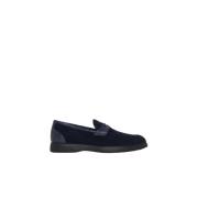 Kiton Krokodilskinn Loafer Blue, Herr