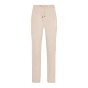 Kiton Kashmir Dragsko Byxor Pink, Dam