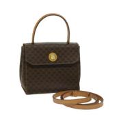 Celine Vintage Pre-owned Tyg handvskor Brown, Dam