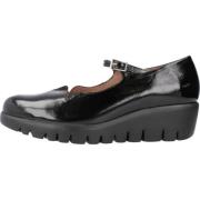 Wonders Stiliga Ballerina Flats för Moderna Kvinnor Black, Dam