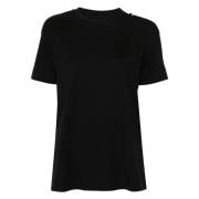 MM6 Maison Margiela T-shirt i bomull Black, Dam