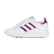 Adidas Paljett Låg Sneaker ZX 500 White, Dam