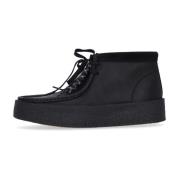 Clarks Svart Läder Moccasin Livsstil Sko Black, Herr