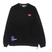 Fila Svart Crewneck Långärmad Skjorta Black, Herr