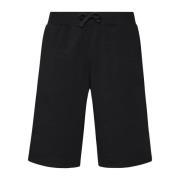 Guess Svart Logo Bermuda Shorts Black, Herr