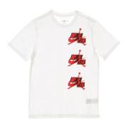 Jordan Klassisk Jumpman Herr T-shirt Vit/Röd/Svart White, Unisex